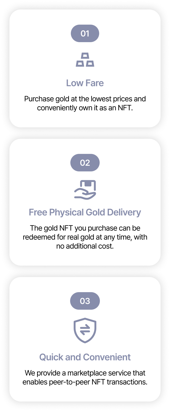 Key features of the the OmniOne NFT platform